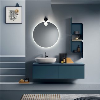 Composizione Bagno con Lavabo in Appoggio - Yang 07 | Ardeco