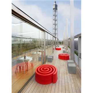 Outdoor Pouf in Polyethylene | Slide