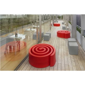 Outdoor Pouf in Polyethylene | Slide