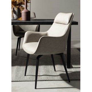 Padded Design Chair - Lawrence | Bizzotto