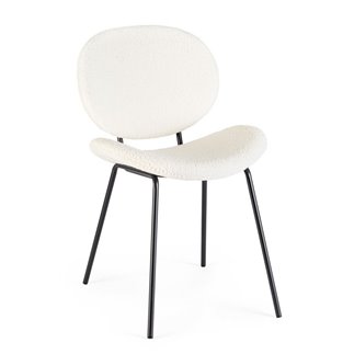 Design Chair with Bouclè Effect - Maddie | Bizzotto