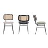 Rattan Effect Design Chair - Glenna