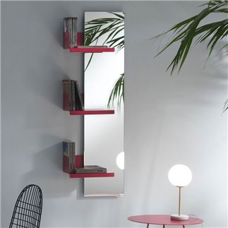 Rectangular Mirror with Shelves - Cactus | Meme Design