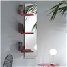 Rectangular Mirror with Shelves - Cactus