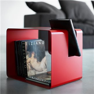 Metal Coffee Table with Magazine Rack - Libris | Meme Design