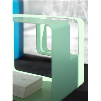 Metal Coffee Table with Magazine Rack - Libris | Meme Design