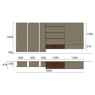 Composizione Sospesa per Zona Giorno - Day 1 | Orme Design