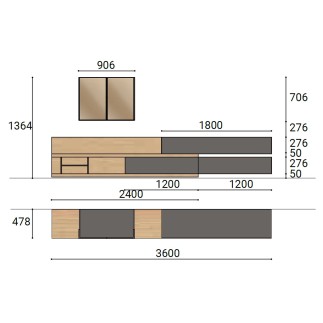 Wood Living Room Composition - Day 3 | Orme Design