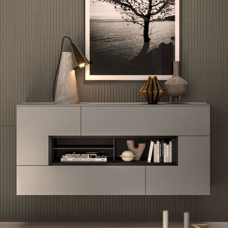 Credenza Sospesa con Pensile a Giorno - Modulo | Orme Design