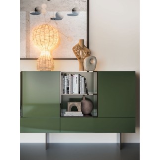 Credenza Design con Vano in Vetro - Modulo