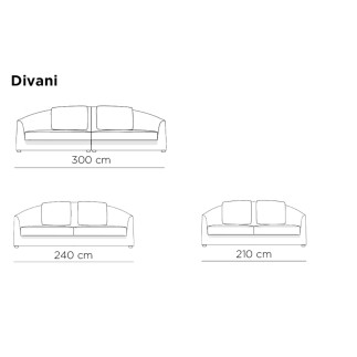 Padded Design Sofa - Alvin | FlexStyle