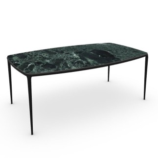 Rectangular Table with Top in Crystalceramic - Lea | Midj