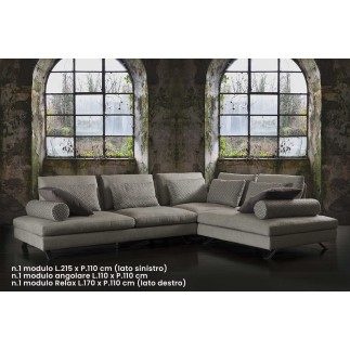 Upholstered Corner Sofa - Il Volo