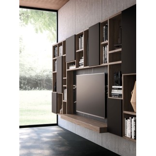 Bookshelf Composition with TV Compartment - Day 33 | Orme Design