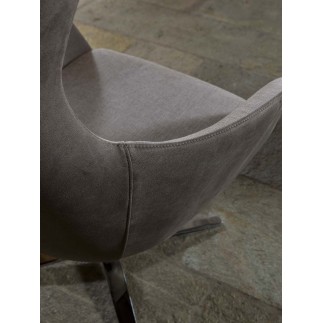 Swivel Armchair in Fabric or Leather - Picked | FlexStyle