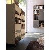 Modern Cupboard with Bronzed Mirror - Stripe