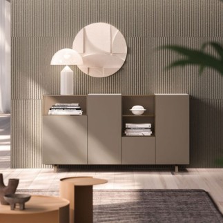 Credenza con Ripiani in Vetro - Modulo | Orme Design