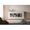 Wall Mounted Sideboard with Open Compartment - Modulo