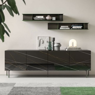 Credenza Orme con Ante in Vetro - Vitro | Orme Design