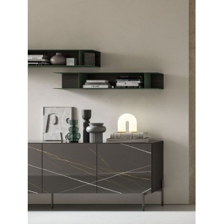 Credenza Orme con Ante in Vetro - Vitro