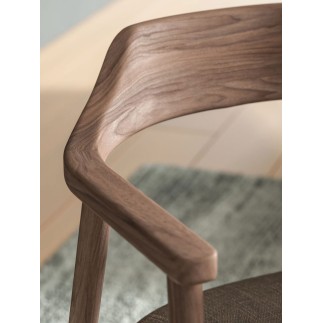 Sedia con Braccioli in Legno - Diana | Orme Design