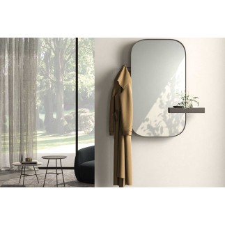 Mirror with Coat Rack and Shelf - Smart