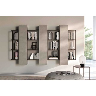 Wall Bookcase Composition with Hangings - Grafic