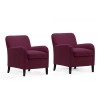 Upholstered Fabric Armchair - Apollo