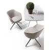 Design Swivel Armchair - Ermes