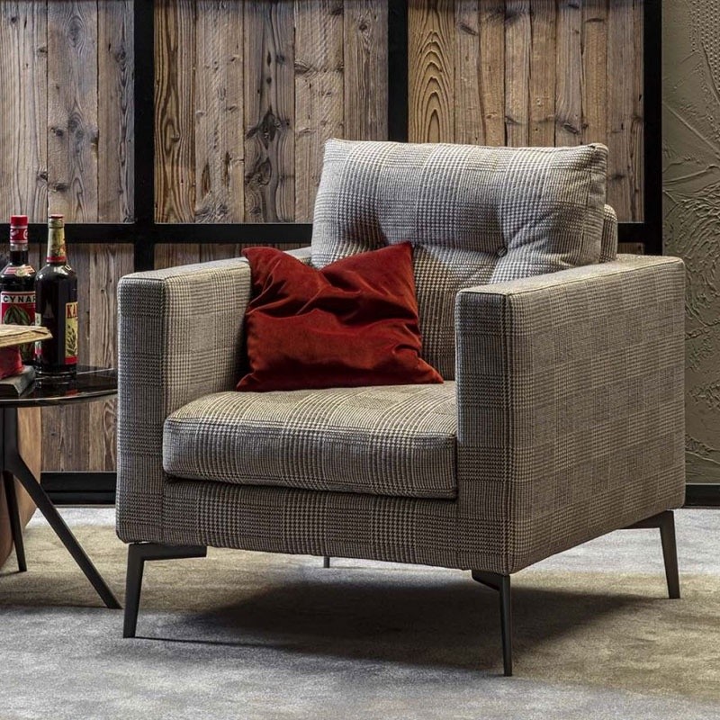 Modern Living Room Armchair - Fire | FlexStyle