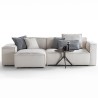 Design Sofa with Peninsula - Blanc