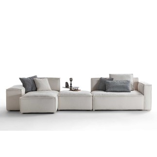 Design Sofa with Peninsula - Blanc