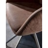 Swivel Fabric or Leather Armchair - Iris