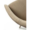 Swivel Fabric or Leather Armchair - Iris