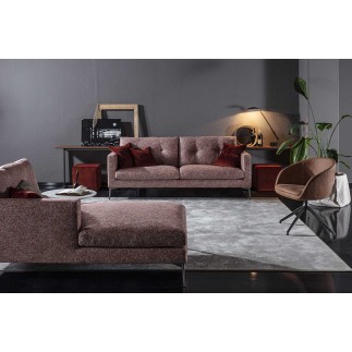 Padded Design Sofa - Fire