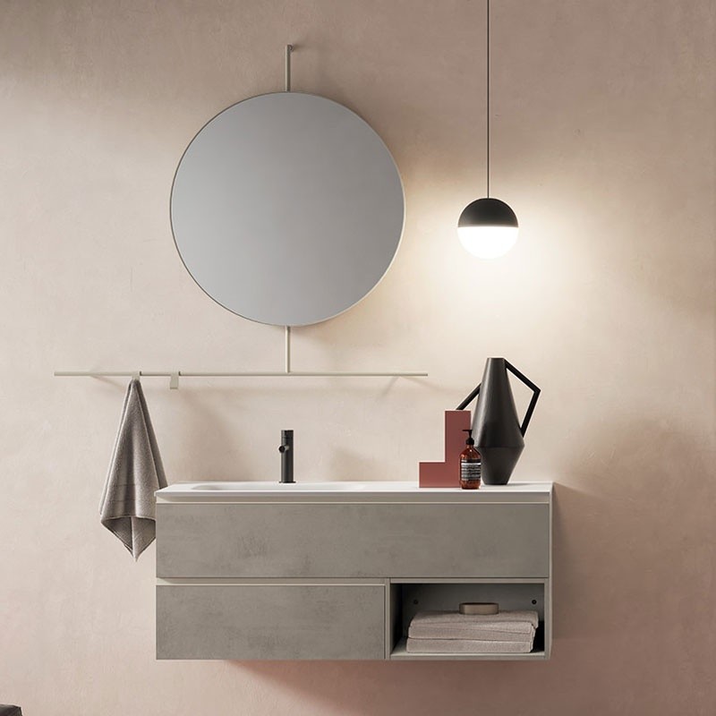 Bathroom Cabinet with Wall Unit - Yang 09 | Ardeco