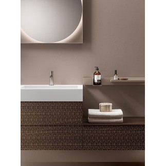 Bathroom Composition with Suspended Bases - Vintage 02 | Ardeco