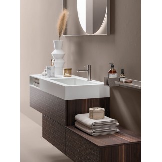 Bathroom Composition with Suspended Bases - Vintage 02 | Ardeco