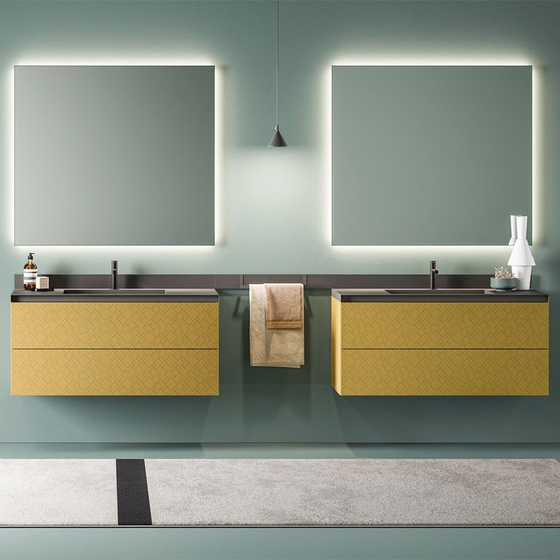 Ardeco Double Bathroom Composition - Vintage 04 | Ardeco