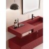 Composizione Bagno Ardeco con Cassetti Sospesi - Vintage 07