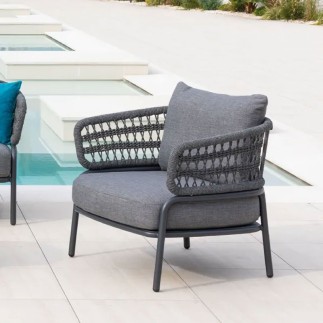 Aluminum Outdoor Armchair - Bled