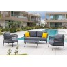 Aluminum Outdoor Armchair - Bled