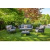 Outdoor Armchair with Padded Seat - Lake