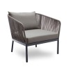 Outdoor Armchair with Handwoven Rope - Bergen