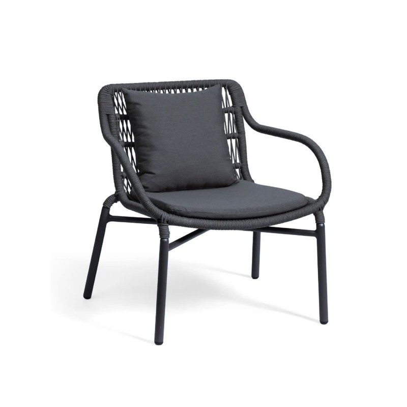 Aluminum Armchair with Cushions - Leaf | Contral