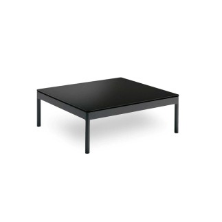 Outdoor Coffee Table with Glass Top - Bergen | Contral