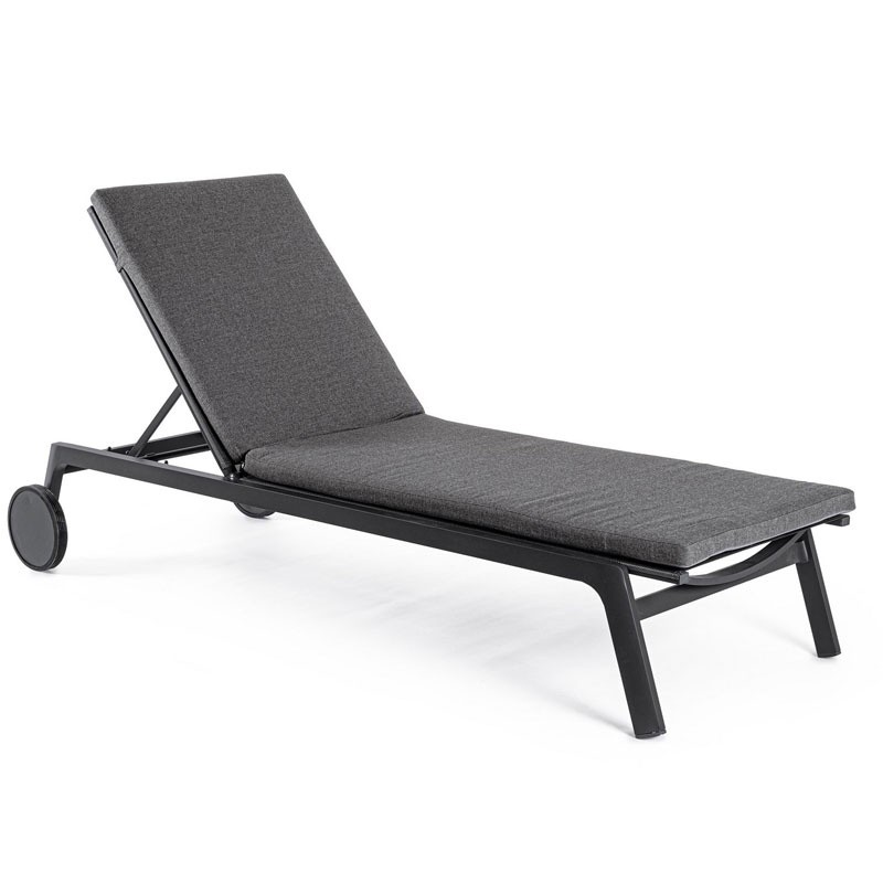 Reclining Sunbed with Wheels - Jalisco | Bizzotto