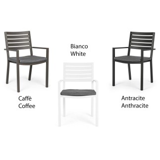 Stackable Metal Chair - Helina | Bizzotto