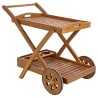 Outdoor Wooden Food Trolley - Noemi