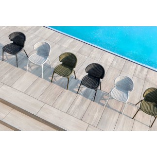 Aluminum and Rope Outdoor Chair - Orly | Contral